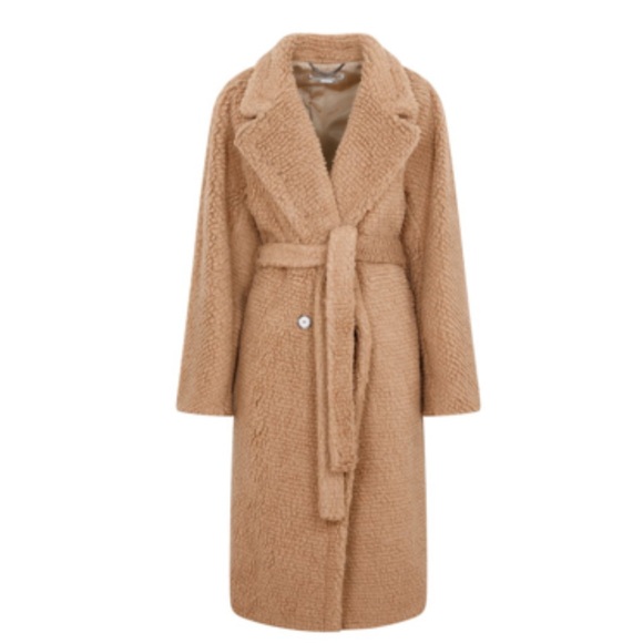 Stella McCartney Eco Faux Fur Teddy Coat - Picture 1 of 5